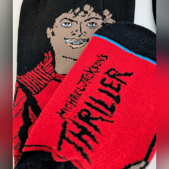 Other - 3 Pairs NEW Michael Jackson Thriller Socks UNISEX 1980s Pop Culture 80s 90s MJ